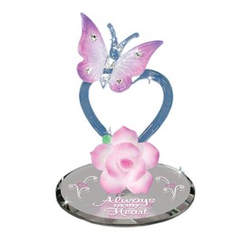 Glass Baron "Always in My Heart Butterfly Figurine