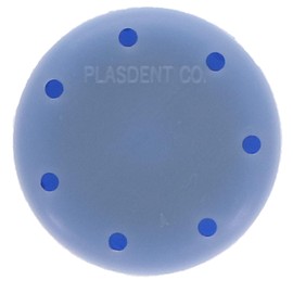 Plasdent 400BSS-2PS Round Bur Block Small Baby Blue Magnetic 7 Bur Capacity