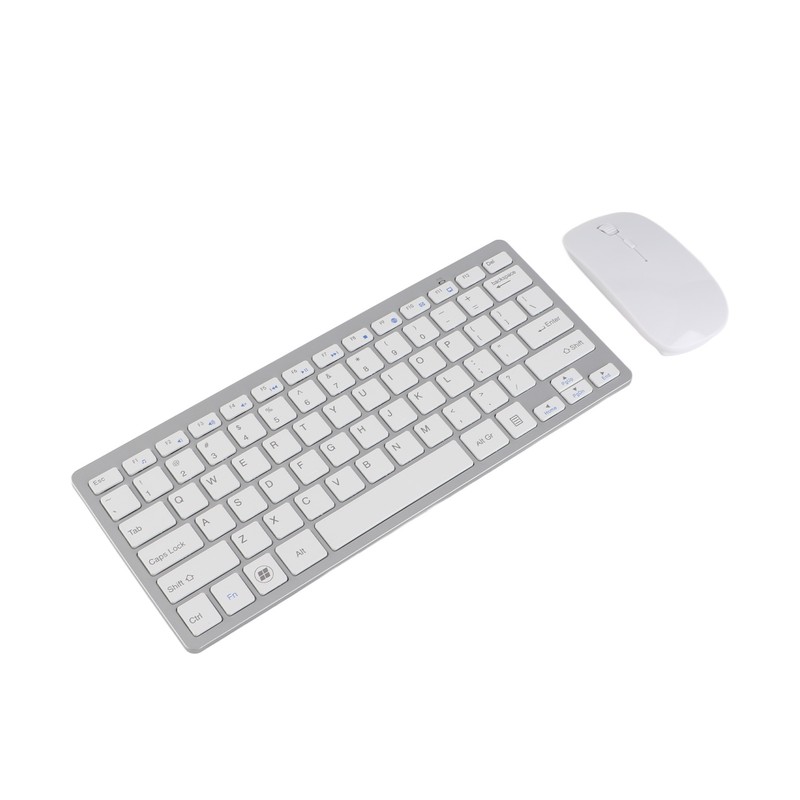 Keyboard Mouse Set 2.4G Wireless 78 Keys USB Thin Etched