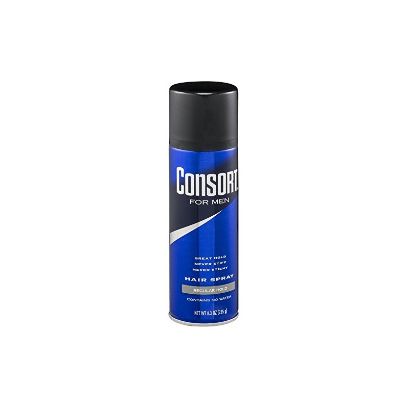 Consort For Men Hair Spray Regular Hold 8.3 oz (Pack