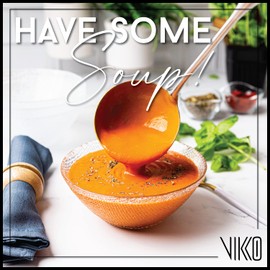 Vikko Elegant Textured Glass Salad Bowls, Set of 4, 6.5 Inch, Stackable, Dishwasher Safe