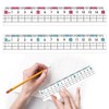Ruler 5.9 inches (15 cm), Set of 2, Transparent Ruler,
