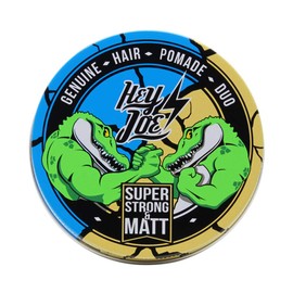 HEY JOE! Genuine Hair Pomade Men's Duo 100 ml 2-in-1 Tin with Hair Pomade Men [Extra Strong Hold + Matte Finish] - Professional Hair Styling Products