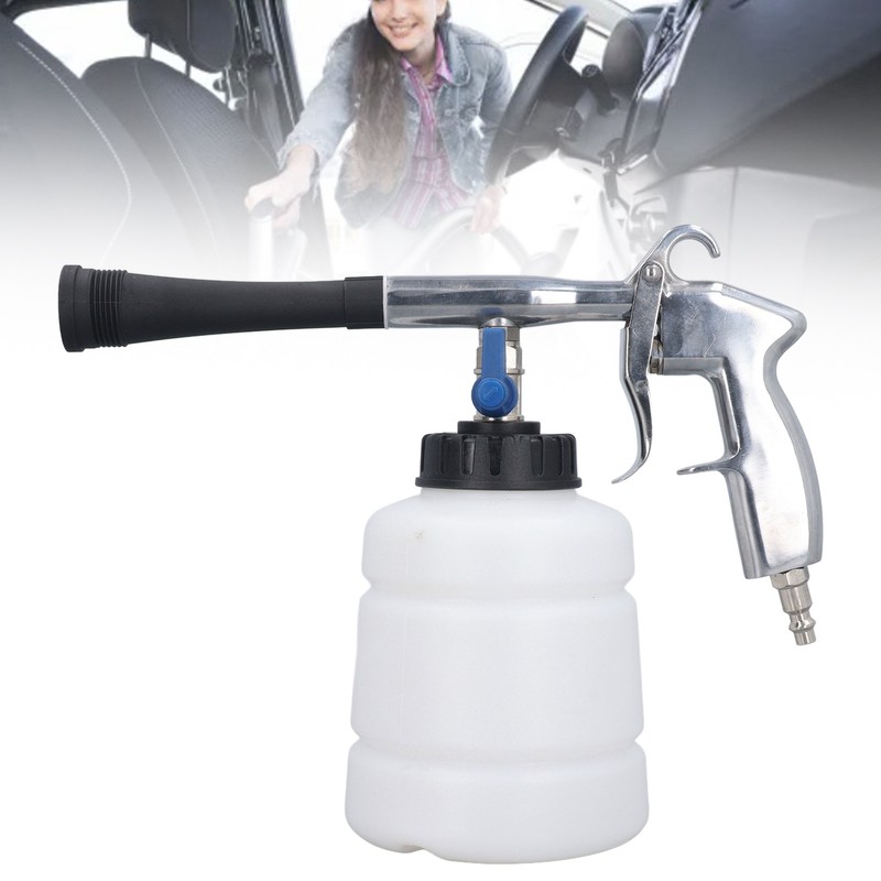 Car Cleaning Gun Compressed Air Blower with Brush Nozzle High
