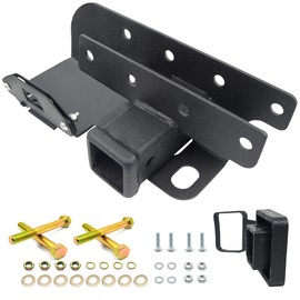 Bronco Tow Hitch, MONOKING Towing Trailer Hitch Receiver Kit Compatible for 2021-2024 Ford Bronco 2 Door 4 Door (Exclude Bronco Sport), Rear Bumper Tow Hook Hitch Cover Kit