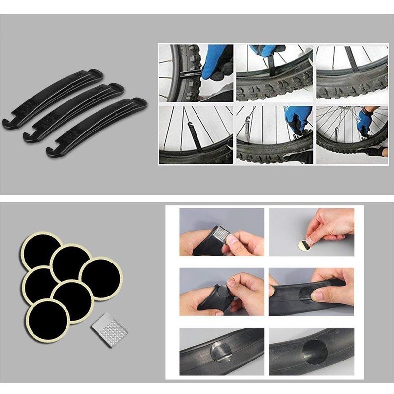 BAONUOR Bicycle Multitools 16-in-1 Bicycle Repair Tool Set, Foldable Multifunction