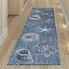 Liora Manne Shells Navy Indoor Outdoor Area Rug, 1'11" x