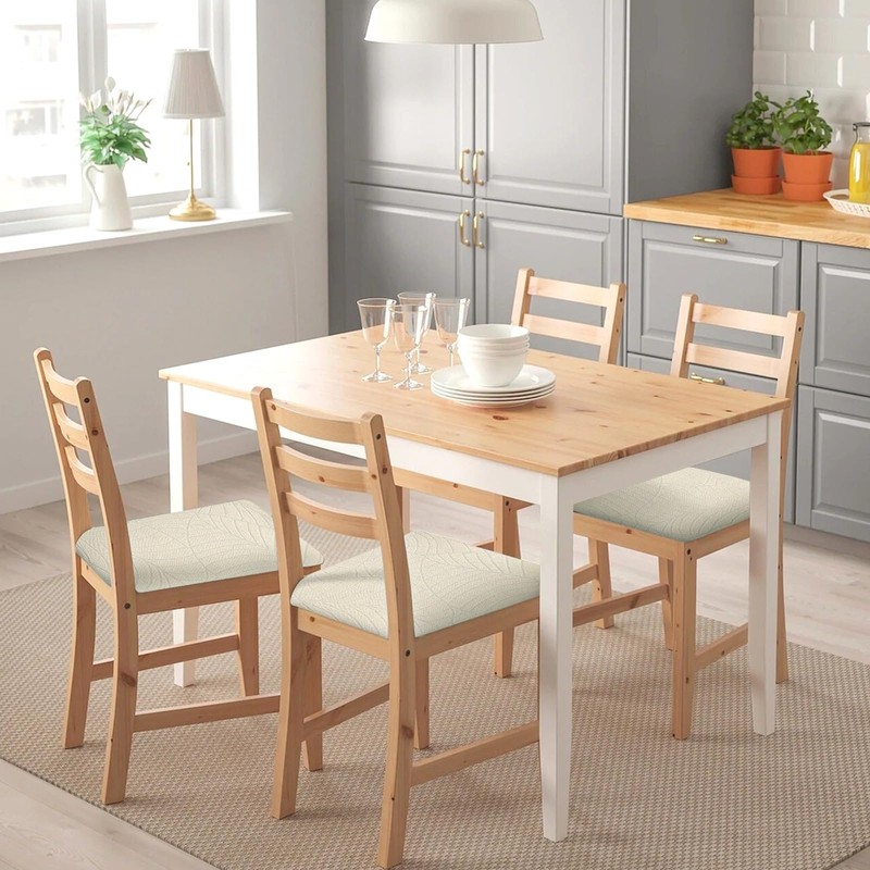 SearchI Waterproof Seat Covers for Dining Room Chairs Stretch Jacquard