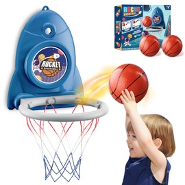 Aooess Toys for 3-8 Year Old Kids Boys: Mini Basketball Hoop Indoor Gifts for Boys Age 3 4 5 6 7 8 Birthday Presents Toy for Toddler Ages 3-8 Basketball Hoop for Bedroom Outdoor Sport Toys for Kids