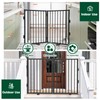 Snagle Paw Full Metal Freestanding Dog Gate,Indoor Dog Gate with