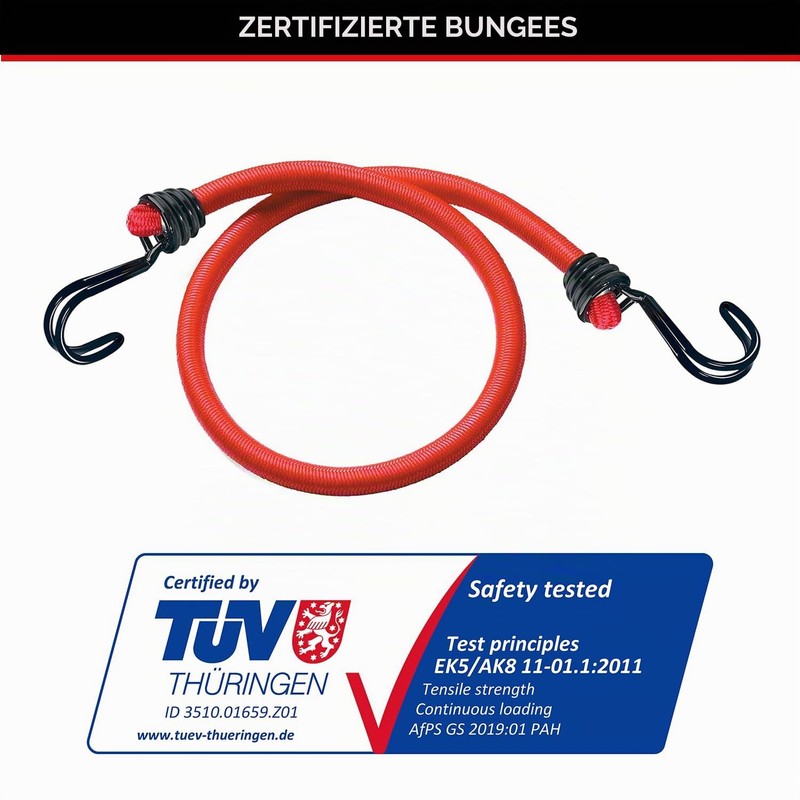 MasterLock 3020E Twin Wire Bungee Cord - Red