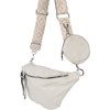 styleBREAKER 02012398 Women's Crescent Moon Crossbody Shoulder Bag Set 3-Piece