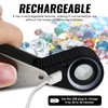 10x Jewelers Loupe Magnifier with UV & LED Lights, 22mm