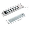 Electric Magnetic Lock with Z and L Bracket 280KG 600LBS