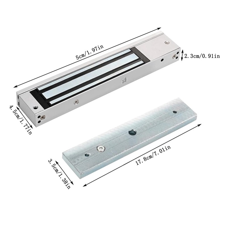 Electric Magnetic Lock with Z and L Bracket 280KG 600LBS
