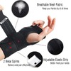 TOVIKI Wrist Support with 2 Metal Splint Wrist Bandage for