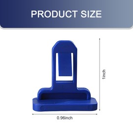 Gseigvee 10 PCS Car Fender Clips, Bumper Fixing Fasteners, Car Fixing Accessories, Compatible with Crown Corolla Reiz Old Vios (Blue)