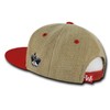 UNLV Rebels Structured Flat Bill Jute Baseball Ball Cap Hat