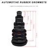 FSTURIOS 4 PCS Universal Firewall Boot, Automotive Rubber Grommets for