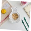 MAGICLULU 1Pc Creative Bear Shaped Ceramic Steamed Egg Mold High