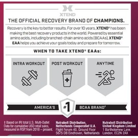 XTEND EAAs 40 servings for Hydration and Fitness Performance | Hydrate, Repair, Recover | 9 Essential Amino Acids + Added Electrolytes | Summer Fruits