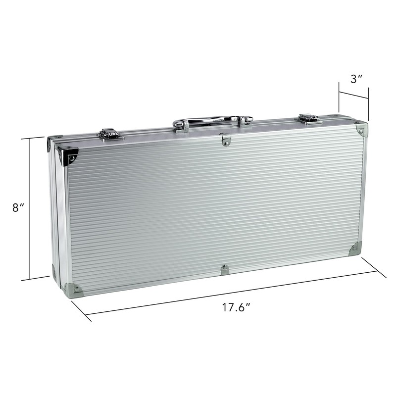 Arora Grilling Accessories, Grill Tools, BBQ Tools with Aluminum Carrying