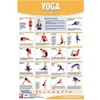 Productive Fitness Home Gym Fitness Chart Poster Series Yoga Exercises