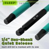 TLEEP Impact Drill Allen Key Set 50mm+90mm+150mm Long, Allen Wrench