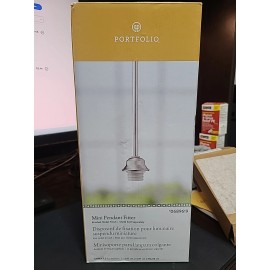 Portfolio - Mini Pendant Fitter - Brushed Nickel Finish - #0689619 | NEW