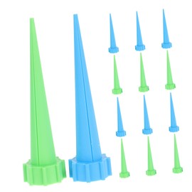 CAXUSD 1set Self Watering Device Automatic Plant Irrigation Tools for Home Durable Plastic Blue Green for Busy Plant Owners Maintain Moisture 16pcs