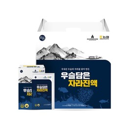 Mi-bbeum Saenghwal Geongang 국내산 우슬담은 자라진액 70ml 1박스 (총 30포) Domestic Ulsan Ginseng Essence 70ml 1 Box (Total 30 Sachets)