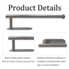 Runseaway 1Pc Paper Towel Holder Under Cabinet, Self-Adhesive or Screw