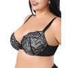 Underwire Bras for Women Push Up Lightly Lined Molded Cups