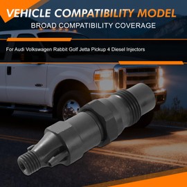 COPACHI 0432217077 Diesel Fuel Injector Set 4Pcs for Audi Volkswagen Diesel Engines 1980-1985 – Restores Optimal Atomization Ensures Smooth Cold Starts Consistent Power Delivery Direct Fit