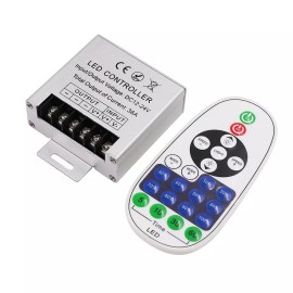 Unbranded DC 12V 24V LED Light Dimmer Wireless IR 23Keys Remote Controller 36A 360W