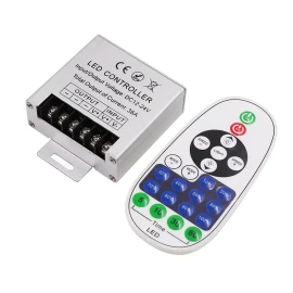 Unbranded DC 12V 24V LED Light Dimmer Wireless IR 23Keys Remote Controller 36A 360W