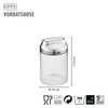 GEFU Vorratsdose KIPPO 700 ml | Glasbehälter mit Kippdeckel &