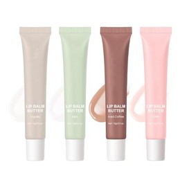 Summer Butter Lip Balm, Moisturizing Hydrating Natural Lip Care, Soothes & Softens Dry Lips (4 Colors)