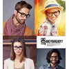 Outray 3 Pack Retro Nerd Costume Glasses Black Hipster Eyeglasses
