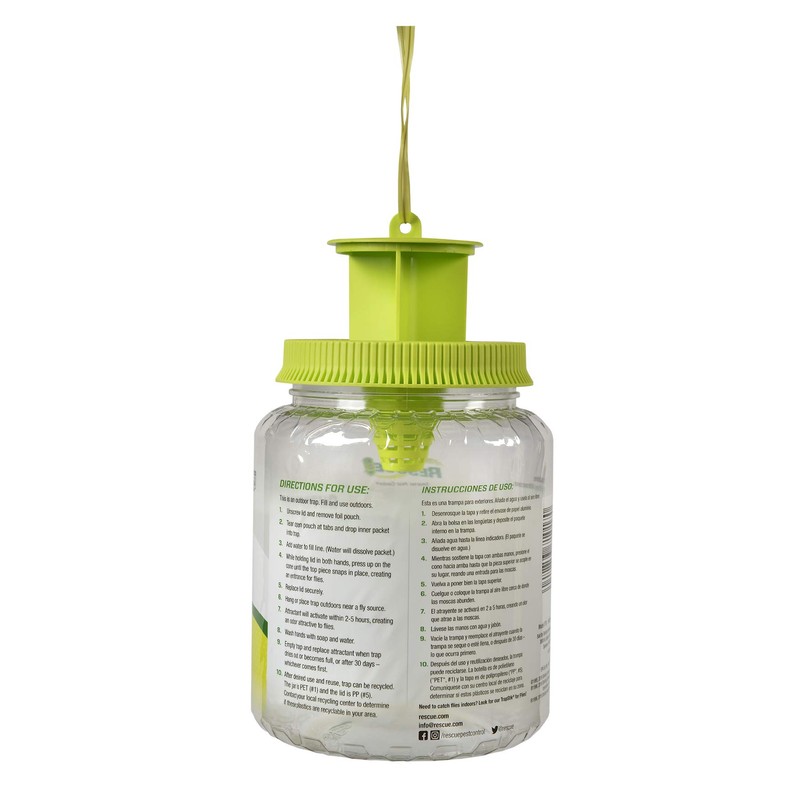RESCUE! Outdoor Fly Trap - Reusable