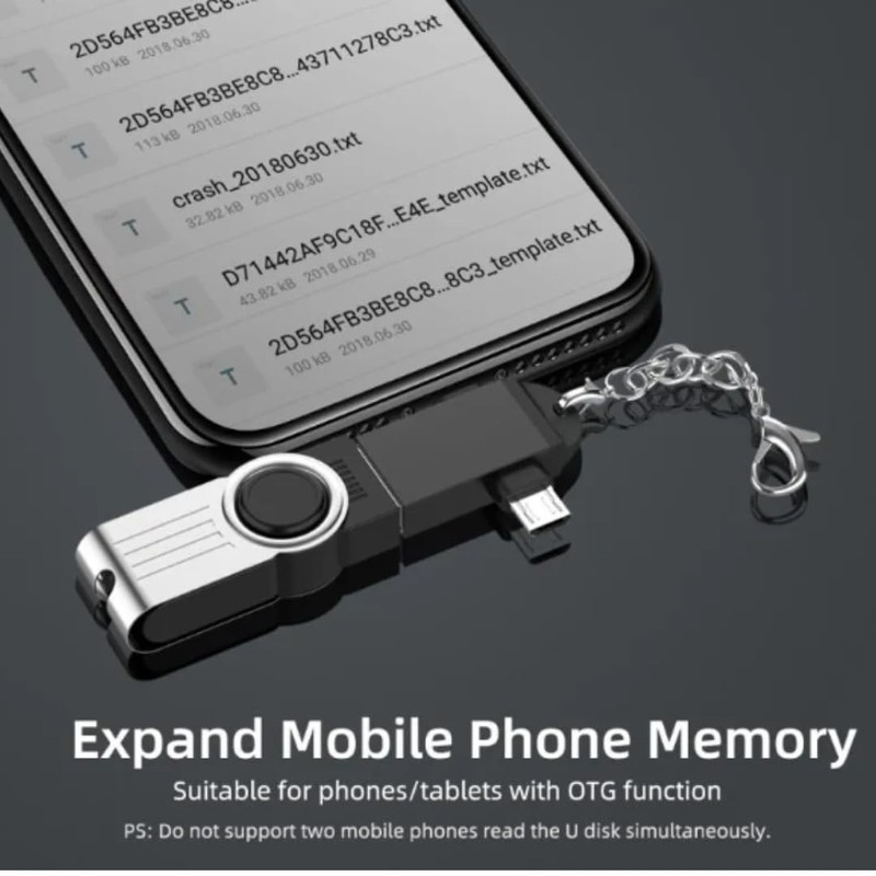 2 in 1 OTG Adapter USB C and Micro USB