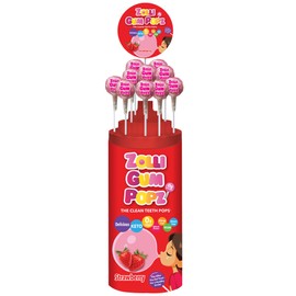 Zolli GUM Popz 115ct Tube Display - Tube Display for Zolli GUM Popz with 115 Count of Flavorful Chewing Gum