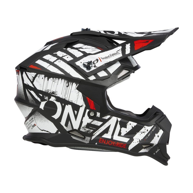 O'NEAL 2 SRS Helmet Glitch Black/White, LG