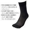 Hayashi BC703 Men's Socks, Deodorizing Mesh, Set of 3, Military
