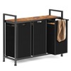 Sonharlar Laundry Hamper, Laundry Sorter with 3 Pull-Out Removable Oxford