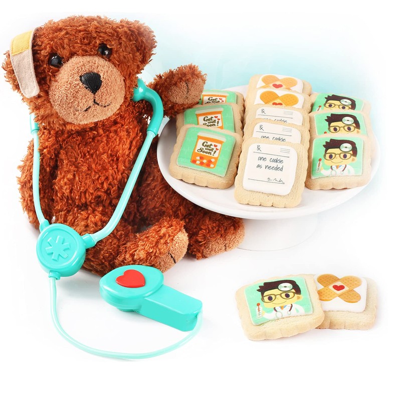 Get Well Soon Gift Cookies Basket Box 4 PACK For