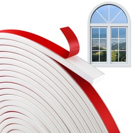 moonoom 33 Ft Window Grille Inserts Grid Kit- PVC Self-Adhesive Window Trim Molding- Flexible Moulding Trim Grid Inserts for Windows Door Frames Home Decoration