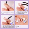 150 Pcs Kawaii 3D Nail Charms with Nail Charm Glue
