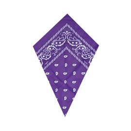 Underground Kulture Purple Bandana Paisley Scarf (Purple Bandana), Violet, UK 44