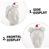 TOVINANNA Cute Cherry Bear Ears Plush Hairband for Women and